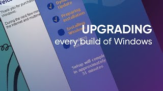 Upgrading every build of Windows  From Windows 10 DR5 to Windows 10 build 10240 [upl. by Nnylyrehc576]