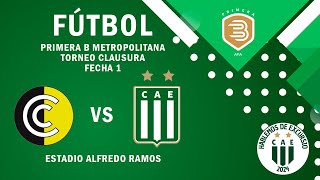 Comunicaciones vs Excursionistas  Fecha 1  Torneo Clausura [upl. by Odoric]