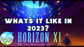 Whats Final Fantasy XI  HorizonXI Private server  like in 2023 [upl. by Annayad]