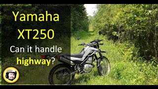 Can Yamaha XT250 handle Highway I went on a 500 km ride to find out [upl. by Ynes]