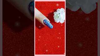 Easy and simple marble nailart design 💅 viralvideo nailart nails [upl. by Anialram348]