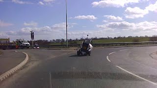 Following a Carver S electric car Leeds [upl. by Ralina]