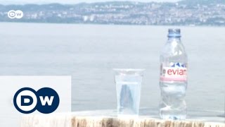 World famous water in Evian France  Euromaxx [upl. by Akessej]