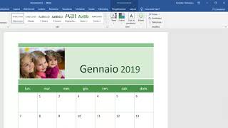 Come creare un calendario con Word [upl. by Ulises]