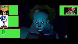 Steve sonic and baldi vs pennywise [upl. by Eedya]