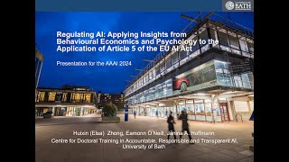 Regulating AI Manipulation Presentation at AAAI 2024 Main Track [upl. by Anitahs437]