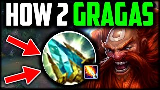 How to Gragas Top amp CARRY for Beginners Best BuildRunes Gragas Guide Season 14 League of Legends [upl. by Nomelif478]