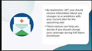 September Medicare Monday  Open Enrollment Notices [upl. by Eerhs243]