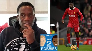 Ibrahima Konate is an underrated part of Liverpools defense  The 2 Robbies Podcast  NBC Sports [upl. by Zanlog]