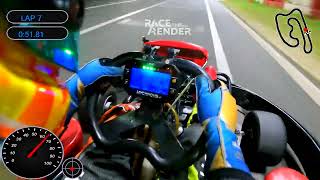 BKR BRASILEIRO DE KART RENTAL 2024 CAT SENIOR SERIE 2 KGV TRACADO 119 INVERTIDO 04OUT24 [upl. by Baiel]