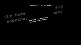 Candles  Juice Wrld Lyrics [upl. by Ellebasi]