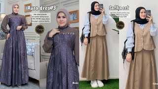 1 Gamis Yg Cantik Banget  Baju Setelan Wanita Model Sekarang [upl. by Klusek]