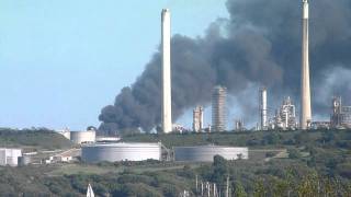 Chevron Refinery Explosion 2 June 2011 Milford Haven Wales [upl. by Phonsa]