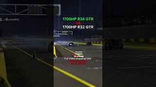 1700HP R34 GTR VS 1700HP R32 GTR jdm rollracing r32 r34 gtr skyline [upl. by Ark320]