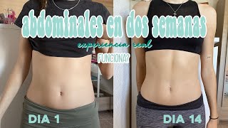 ABDOMINALES EN DOS SEMANAS  RETO CHLOE TING EXPERIENCIA REAL [upl. by Veleda]