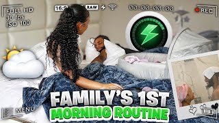 OUR FIRST MORNING ROUTINE AS A FAMILY 👨‍👩‍👧 VLOGMAS DAY 11 🎄❤️ [upl. by Dora]