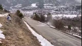 Rallye MonteCarlo 2020 Ott Tanak Crash [upl. by Carine]