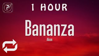 1 HOUR 🕐  Akon  Bananza Belly Dancer Lyrics [upl. by Rodie295]