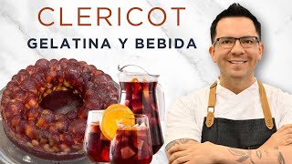 SANGRIA o CLERICOT en bebida o gelatina una vuelta de rosca al vino tinto [upl. by Olette]