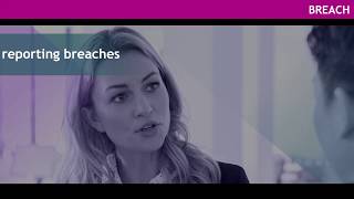 Breach video series  Obligations for reporting breaches [upl. by Dredi57]