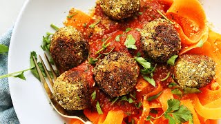 Easy Lentil Meatballs  Minimalist Baker Recipes [upl. by Tobiah]