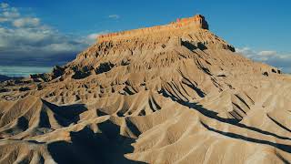 FACTORY BUTTE EM UTAH  PAISAGEM DE FUNDO MAC OS SONOMA [upl. by Parhe]