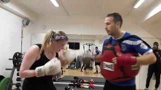 Rose Mac amp Tom Devera  Boxing drills [upl. by Tanah]