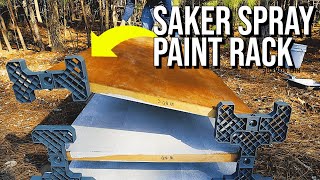 Saker Spray Paint Rack Review  Doors Cabinets amp More [upl. by Dawn]