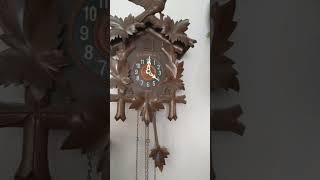 Amazing Fully Working Mechanical 100 Year Old Cuckoo Clock [upl. by Noyk]