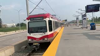 SD160 Enters Crowfoot Station During Stampede 2023 71423 [upl. by Rieger]