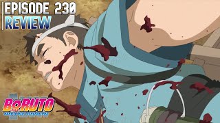 🔥La MORT de MOZUKU 🔥🍀BORUTO  EPISODE 230  REVIEW🍀 [upl. by Anelah]