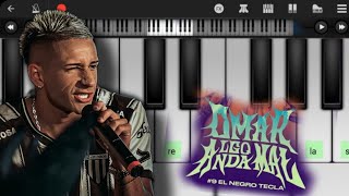 EL NEGRO TECLA  Omar Algo Anda Mal 9  PERFECT PIANO TUTORIAL [upl. by Hadria217]