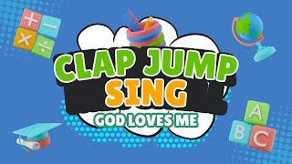 Clap Jump Sing God Loves Me – Kids Worship Song [upl. by Seaton669]