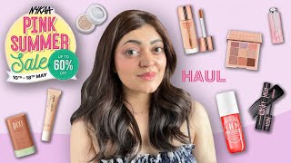 Nykaa Pink Summer Sale Haul 🛍 makeup  skincare [upl. by Wanfried]