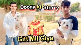 Finally Dogs Gift Mil Giya  Pakistan Aa gya💕Gifts Unboxing krdi🎁 [upl. by Iruj792]