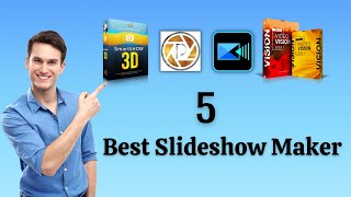 5 Best Slideshow Maker 2023  Slideshow Software for Windows [upl. by Alilad]