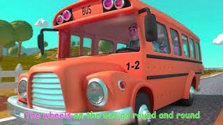 Wheels On The Bus New Remix Sound Variations Several Versions 2024 Dance Version Bus Song For Kids [upl. by Elleval]