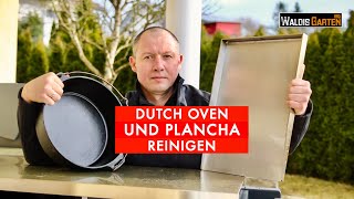 DUTCH OVEN REINIGEN  PLANCHA REINIGEN  dutch oven petromax [upl. by Mehs278]