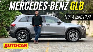 2022 MercedesBenz GLB review  Mercs new 7 seat SUV is a mini GLS  First Drive  Autocar India [upl. by Atterrol]