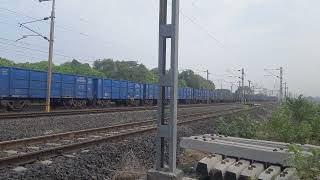 Freight Train With Green Power 🔋 Of Indian Railways WAG9 freighttrain greenpower [upl. by Joy267]