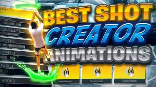 Best Shot Creator Animations in NBA 2K24 Best Fade Dribble Pull Up Hop Jumper amp Spin Jumper [upl. by Monetta]