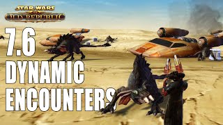 SWTOR Dynamic Encounters System First Impressions 76 PTS [upl. by Nnylsoj930]