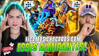 Almirantes Trap⚓One Piece  REACT EM CASAL [upl. by Mclyman]