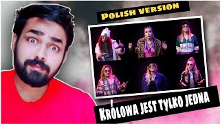 INDIAN REACTS TO Królowa jest tylko jedna SIX  Get Down  Polish version Aleksandra Gotowicka [upl. by Ahsien]