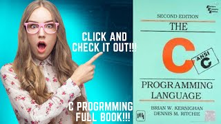 The C programming language  By Brian W Kernighan Dennis M Ritchie  FULL BOOK [upl. by Krystal409]