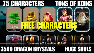 MK Mobile  How To Get Free Souls Characters Dragon Krystals in Mortal Kombat Mobile [upl. by Alletsyrc496]