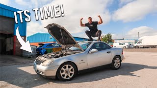 Stripping the 23 Supercharged out the SLK [upl. by Althee]