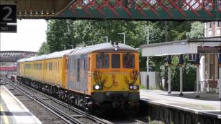 Freight trains amp test trains at St Denys [upl. by Odradlig]