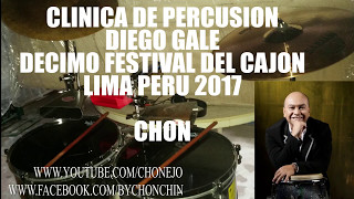 Clinica De Percusion Diego Gale Peru 2017  Chon [upl. by Enived]