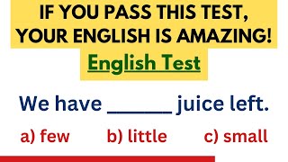 English Grammar Test ✍️ If You Pass This Test Your English Is Amazing [upl. by Aij646]